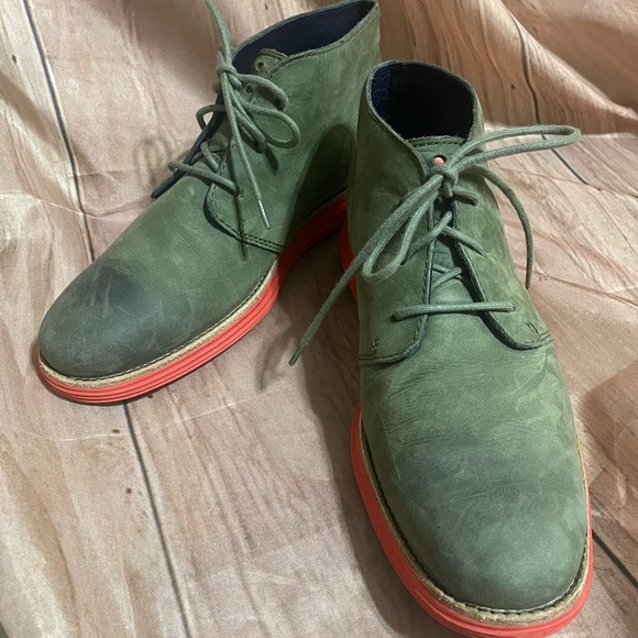 Cole Haan Other - Cole Haan Men's LunarGrand Chukka Boots Size 8M Green